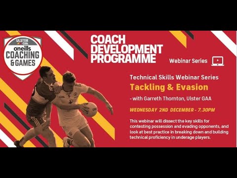 Club Technical Skills Webinar Series  -  Tackling and Evasion
