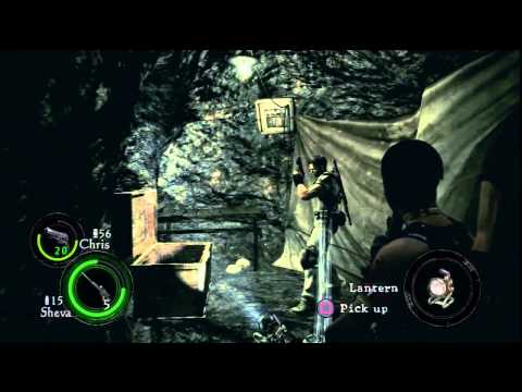 Let's Play Resident Evil 5 *Co-Op w/ Getsumara* #8: The Cave