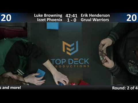 Standard w/ Commentary 3/6/19: Luke Browning (Izzet Phoenix) vs. Erik Henderson (Gruul Warriors)
