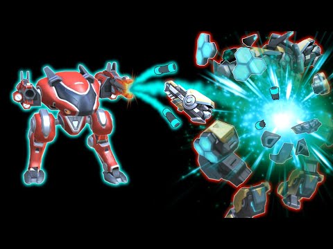 Cryo Launcher 8 LANCER , Mech Arena funny video