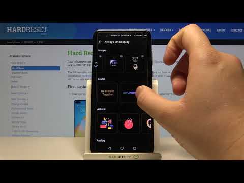 Enable Always On Display – HUAWEI P40 and Lock Screen Features