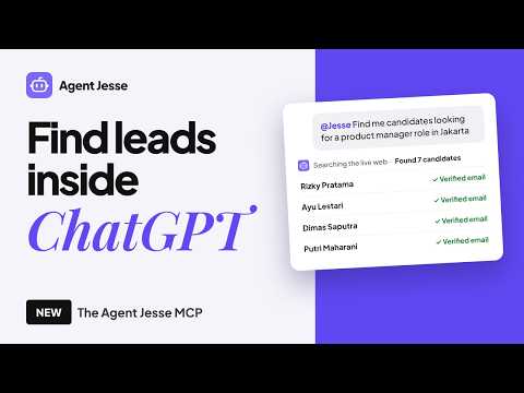 Agent Jesse MCP demo video