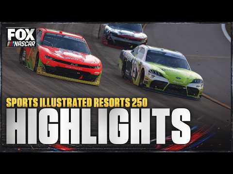 NASCAR O'Reilly Auto Parts Series: Sports Illustrated Resorts 250 Highlights  🏁 NASCAR on FOX