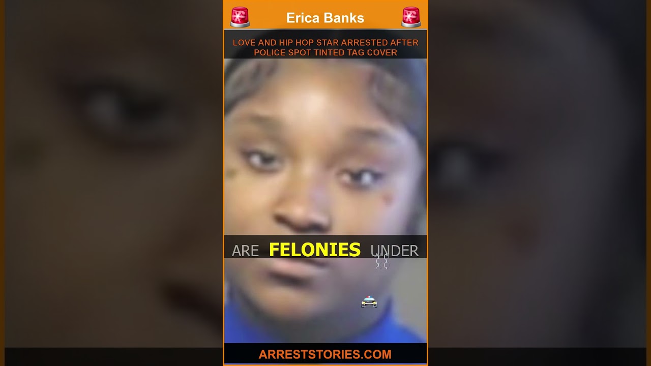 LOVE AND HIP HOP STAR ARRESTED AFTER POLICE SPOT TINTED TAG COVER