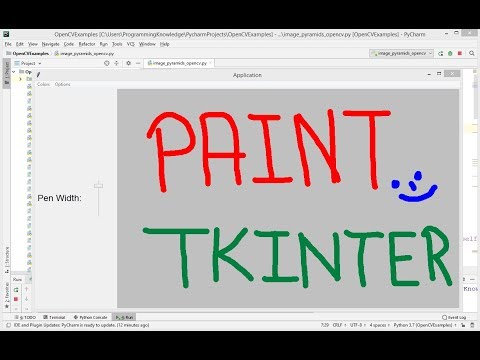 Tkinter Python GUI Tutorial For Beginners Create Simple Paint Application Using Tkinter