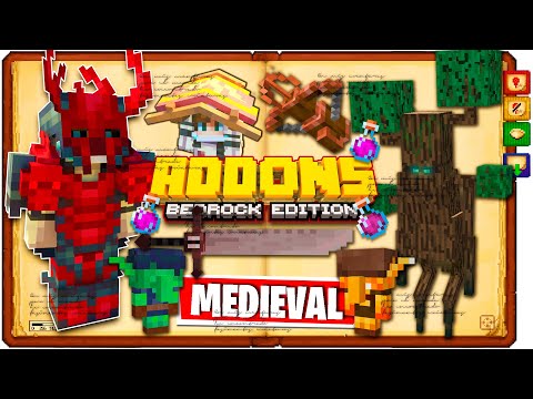 PACK of ADDONS for MINECRAFT PE  [ 1.19.41 ]  ► THEME: MEDIEVAL #1