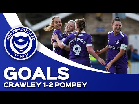 Goals: Crawley Wasps 1-2 Portsmouth