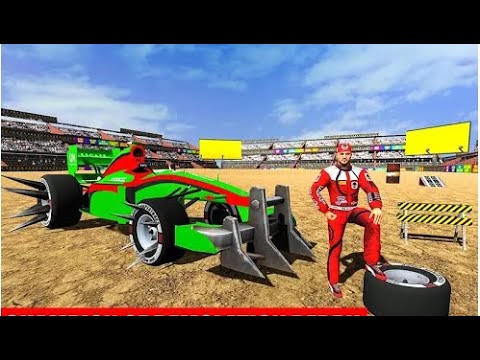 Formula Car Demolition Derby Part-1 | Amazing Car Crash Android GamePlay | By Game Crazy
