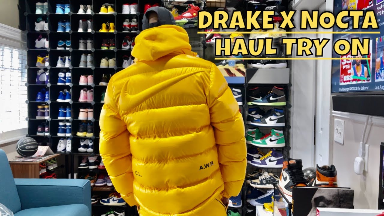 Nike x Drake Nocta Unboxing Haul Try On Review