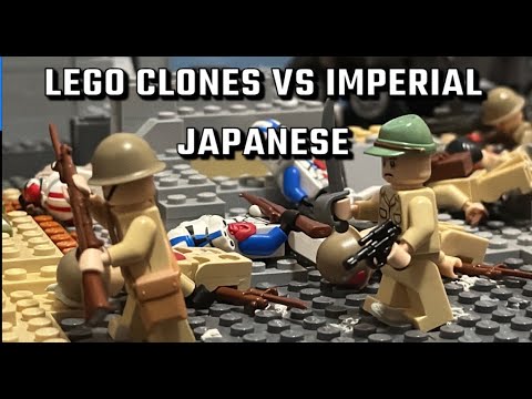 LEGO Clone Troopers Vs Imperial Japanese | Stop-motion Brickfilm