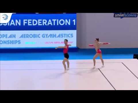 Russian Mixed Pair (RUS) Aerobic Gymnastic European Championship 2017