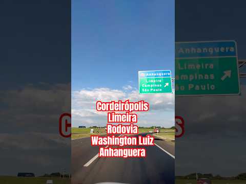 Cordeirópolis Rodovia Washington Luiz e Anhanguera #cordeirópolis #limeira #caminhoneiro #saopaulo
