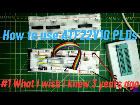 How to use ATF22V10/GAL22V10 Programmable Logic Devices (PLDs)