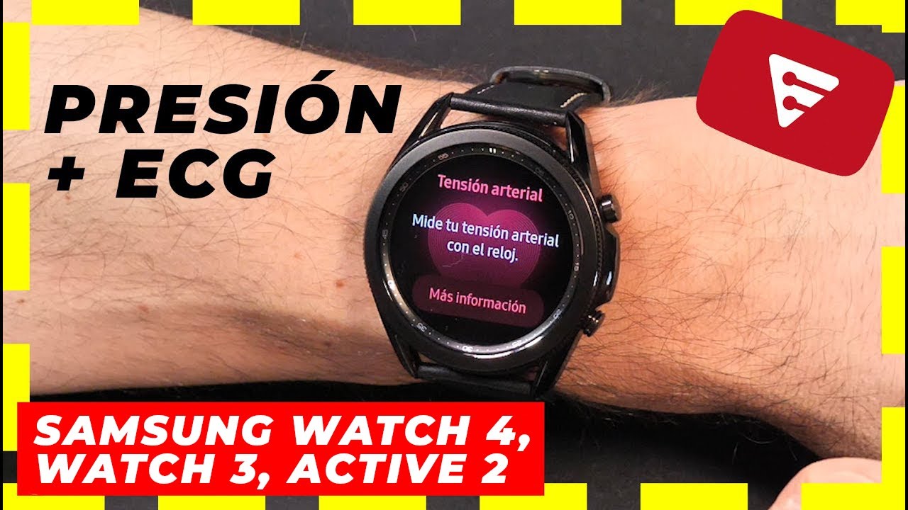 Como Medir BIEN la PRESIÓN ARTERIAL y ECG en Samsung Watch 4, 3 y Active 2 [o tensión arterial]