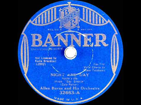 1933 Freddy Martin (as ‘Allen Burns’) - Night And Day (Elmer Feldkamp, vocal)