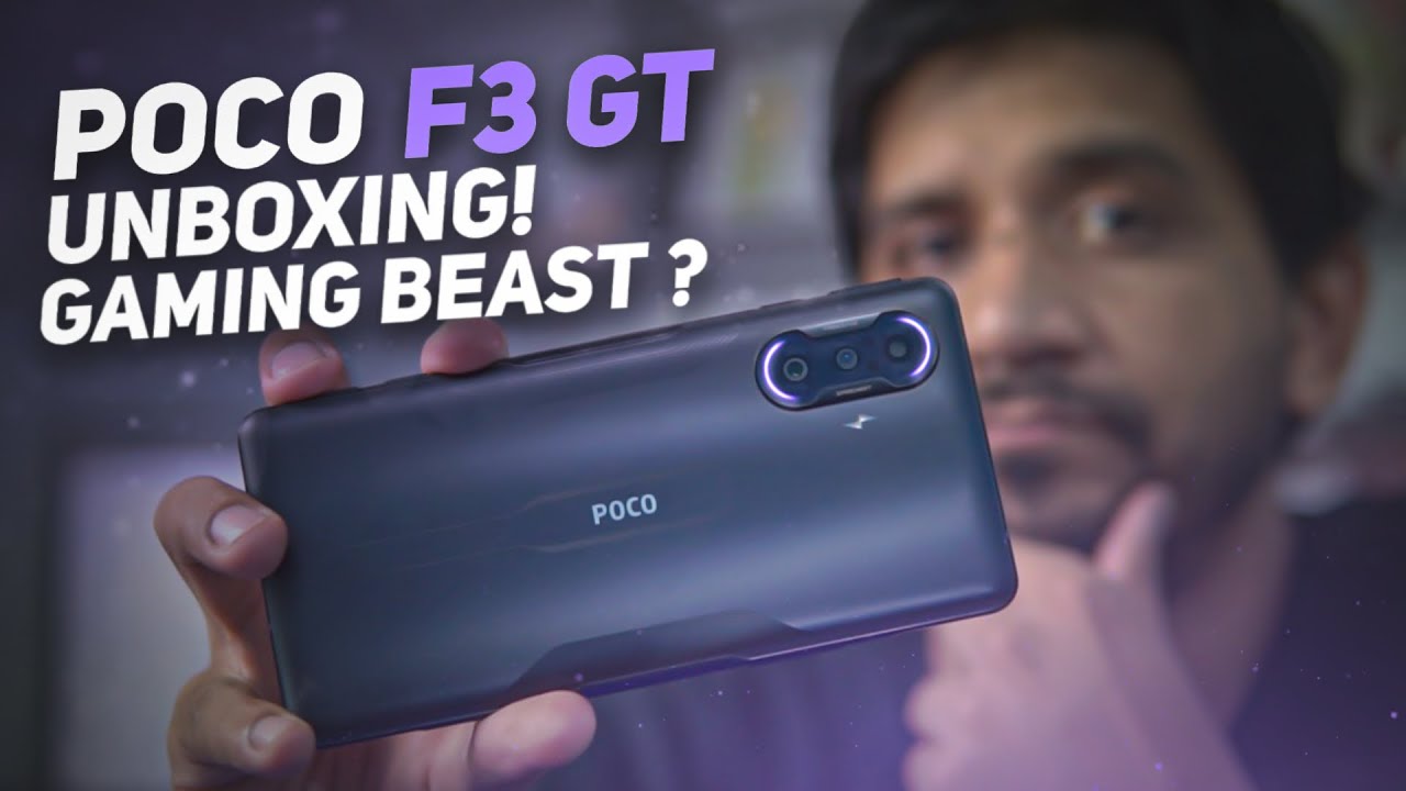 POCO F3 GT Unboxing, Features Overview | Kya ye rahega BGMI ke liye Gaming Beast?