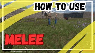 HOW TO USE MELEE (MUSKET) TUTORIAL | Holdfast: Nations at War
