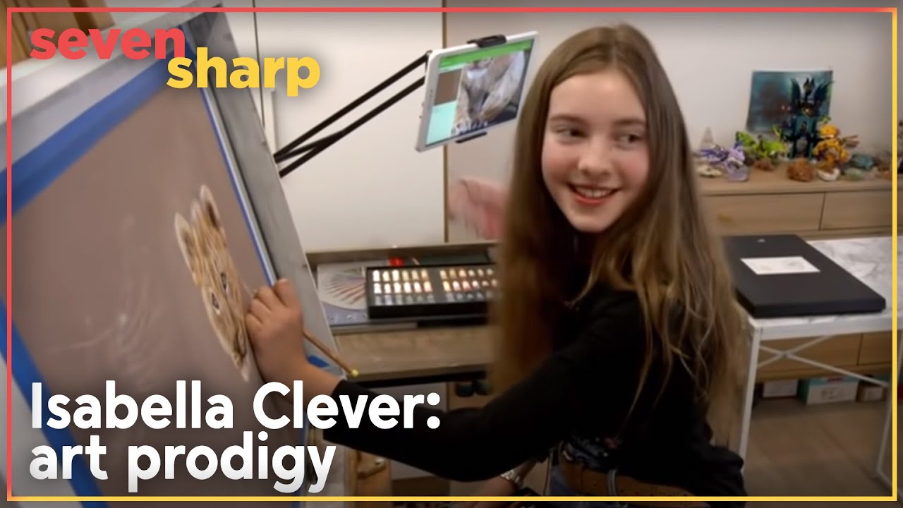Twelve-year-old girl producing art so realistic people question if she really did it