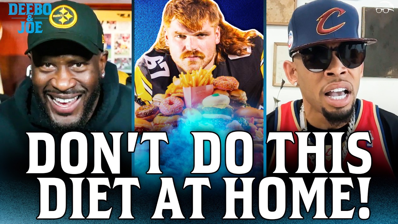 James Harrison in SHOCK reading Gennings Dunker's 320lb BIG BOY diet of Champions! | Deebo & Joe
