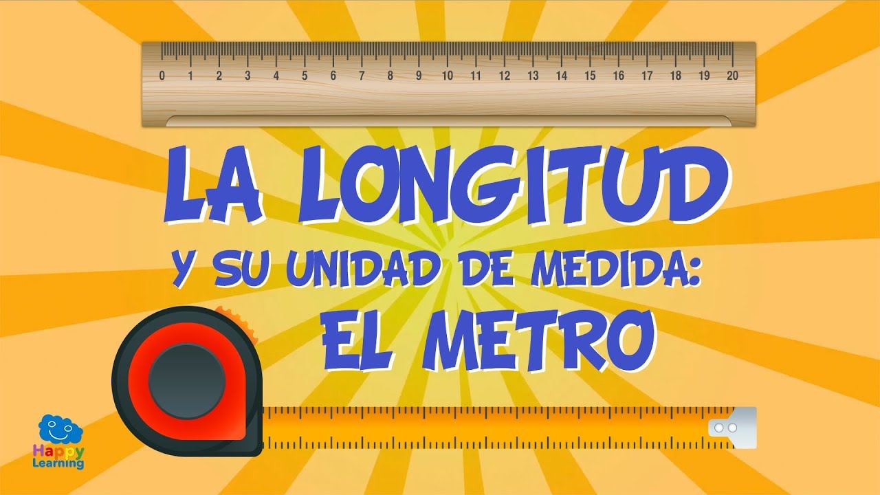 La longitud y su unidad de medida. El metro | Vídeos Educativos para niños
