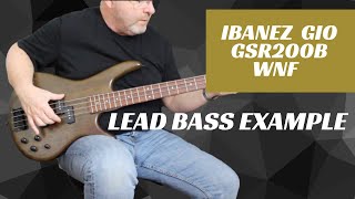 Video thumbnail for Ibanez GIO GSR200B WNF : lead bass example by Chrisdava