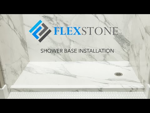 FlexStone Shower Base Installation