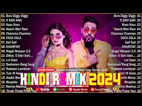 Latest Bollywood DJ Non-Stop Remix 2024 Neha Kakkar Guru Randhawa HINDI DJ MIX NONSTOP MASHUP 2024