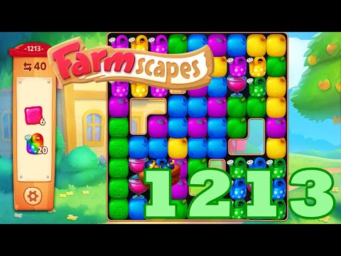 Farmscapes Level 1213 HD Gameplay Walkthrough | 3 - match game | android | ios | pc | GameGo Game