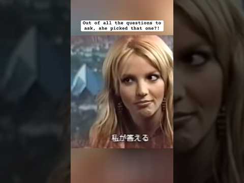 Britney Spears is asked a RUDE question and is defended by the interviewer #britney #britneyspears