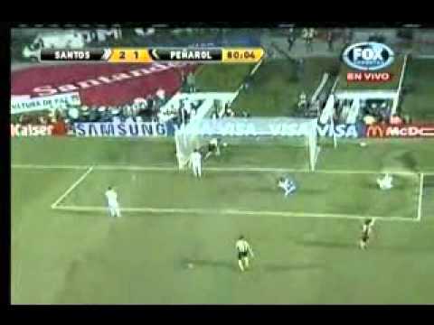 Santos vs. Peñarol Libertadores Cup Final Durval's own Goal (2-1) - 2011.06.23