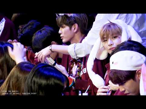 180610 켜줘 팬사인회_강다니엘 토끼모자+아이컨택