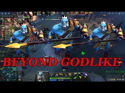 Dota 2 - Phantom lancer BEYOND GODLIKE | GAMEPLAY