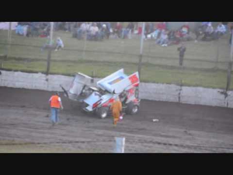 Jason Loveday Rollover at the Kings Challenge Mt Gambier 2009