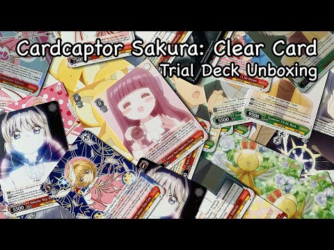 Cardcaptor Sakura: Clear Card Trial Deck Box Unboxing - Weiss Schwarz - TCG