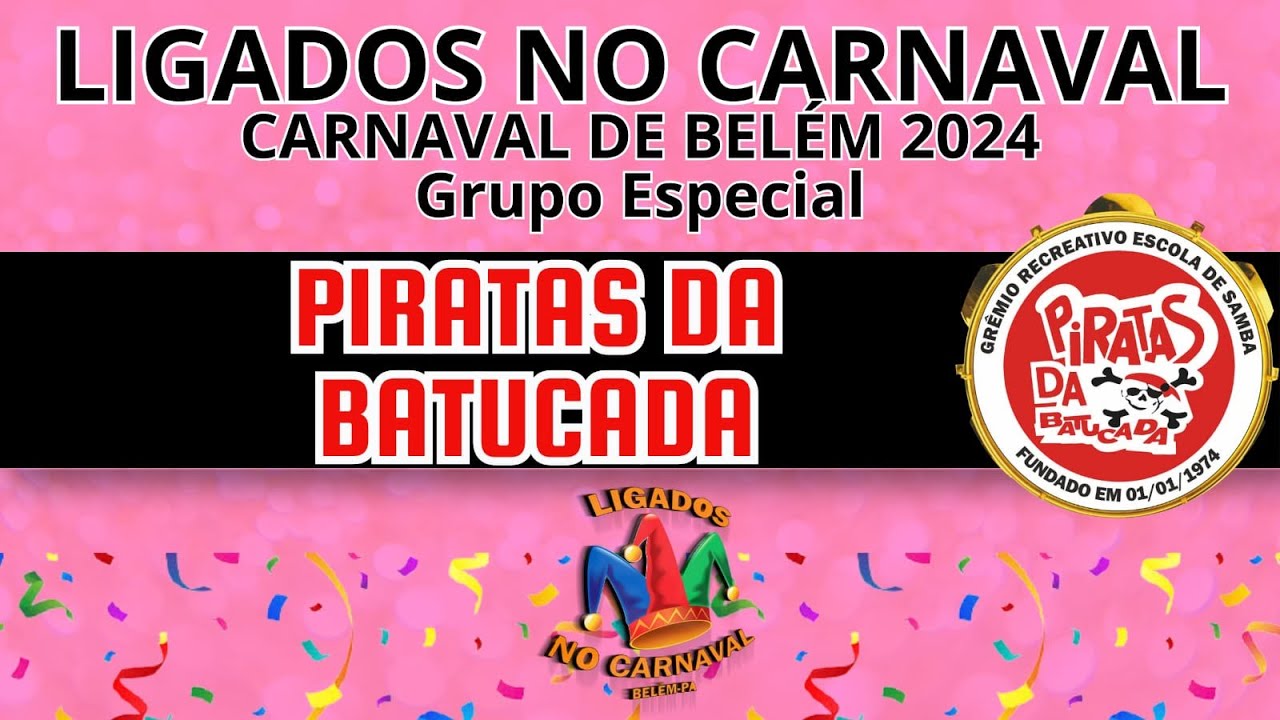 LIGADOS NO CARNAVAL - PIRATAS DA BATUCADA.