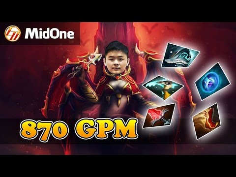 Dota 2 Fnatic.MidOne Queen Of Pain - When Game is too EZ