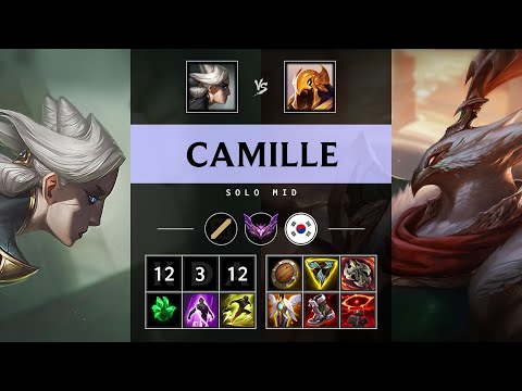 Camille Mid vs Azir - KR Master Patch 25.21
