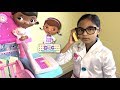 Disney Doc McStuffins First Responders Backpack Set With Snuggles Toys Academy