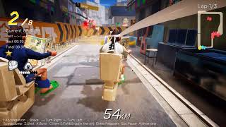 Gekisou Benza Race Toilet Shooting Star Gameplay (PC Game).