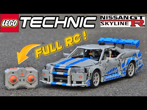 Vidéo LEGO Technic 42210 : Voiture Nissan Skyline GT-R (R34) 2 Fast 2 Furious