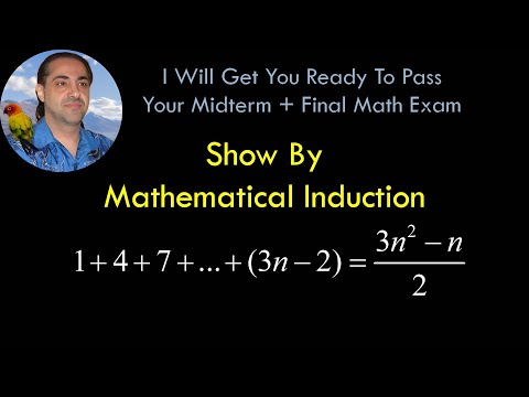 Show By Mathematical Induction [ Mathematical Induction Questions And Answers ]