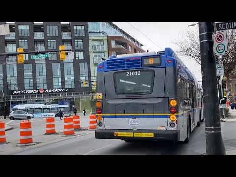 8 Fraser To Downtown (21012 2021 New Flyer XDE60)
