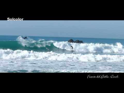 Surfing in Conil (Fuente del Gallo)