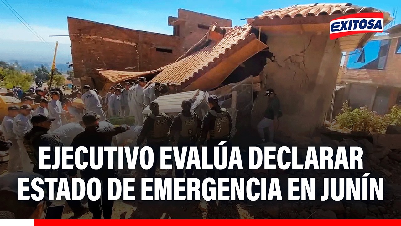 🔴🔵 Ejecutivo evalúa declarar estado de emergencia en Junín