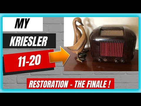 The Kriesler 11-20 Radio Restore - Part2 - The Finale !