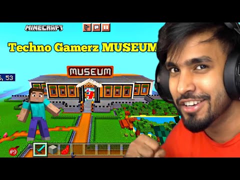 EPIC Minecraft PE Museum Explore with Techno Gamerz