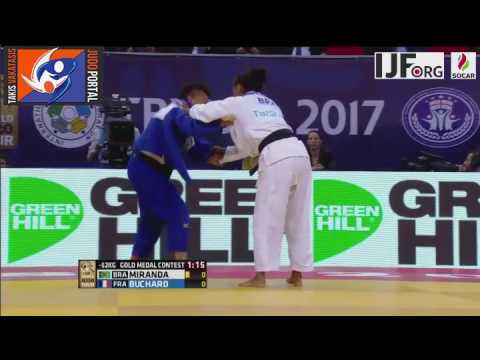 Judo Grand Prix Tbilisi 2017 Final -52kg MIRANDA Erika (BRA) vs. BUCHARD Amandine (FRA)