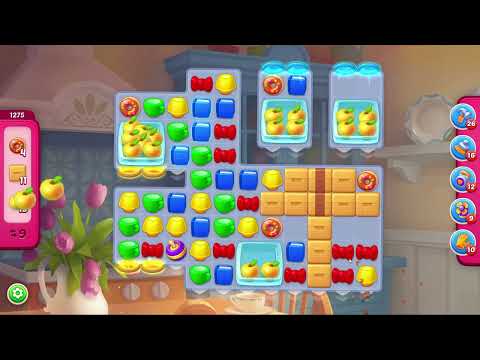 Homescapes Level 1275 - 17 Moves - No Boosters