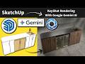 SketchUp To KeyShot Pro Photo Real Renders With Gemini AI