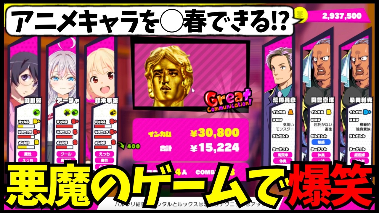 【倫理崩壊】アニメキャラにとある夜の接客業をやらせてみた